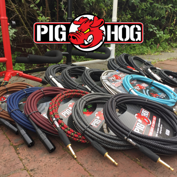 Cables Pig Hog Tejidos de 3 metros. Cable de instrumento